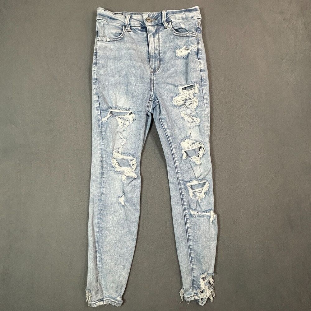 American Eagle Outfitters Light Blue High Rise Jeans